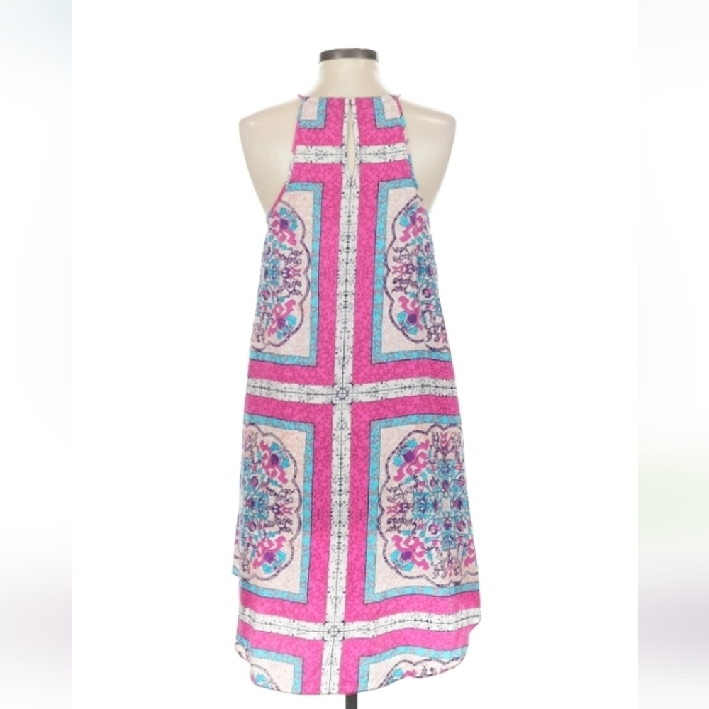 Madison Marcus Silk Halter Dress Size S Boho Paisley - Picture 5 of 13